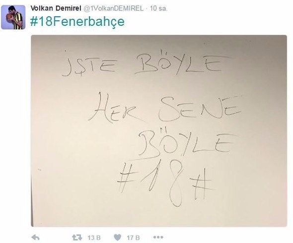 Fenerbahçe'den Galatasaray'a olay tweet! 11