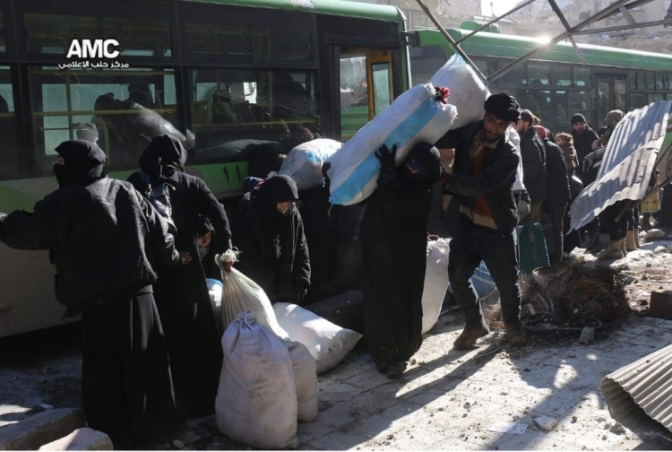 Halep'teki zulümden kurtulan ilk konvoy 4