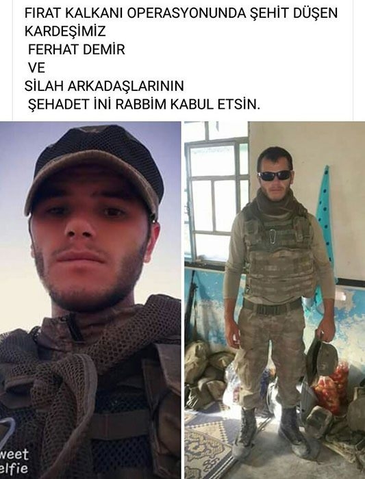 El Bab'da Şehit Düşen 14 Askerin Kimlikleri 15