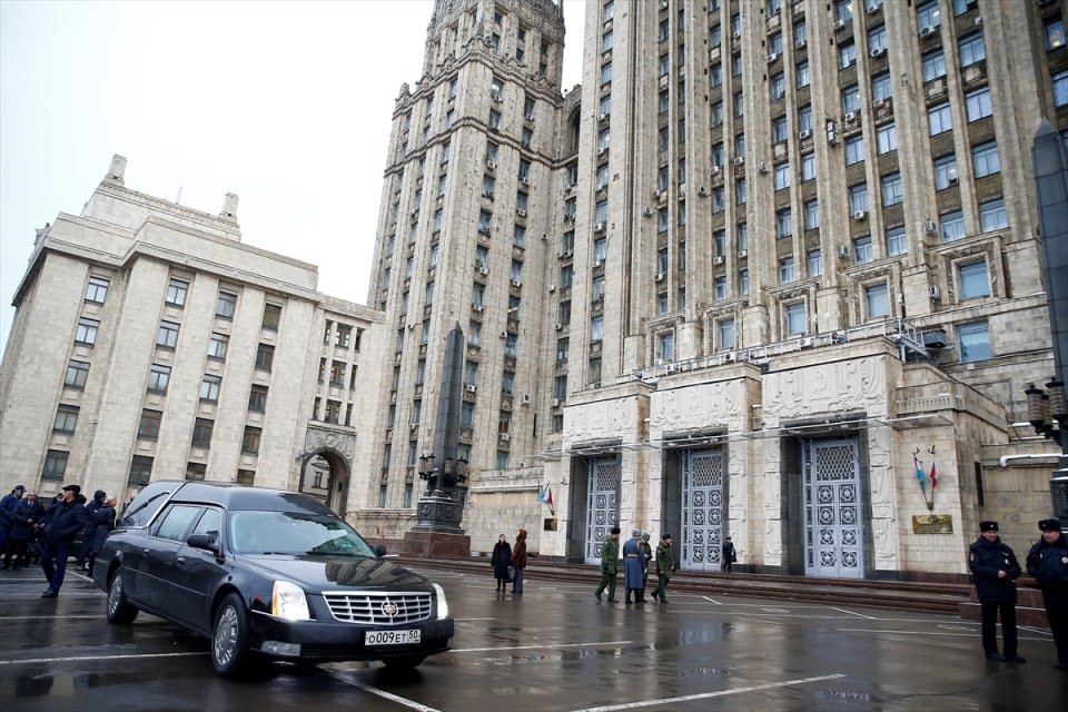 Rus Büyükelçi Karlov'un cenaze töreni 21