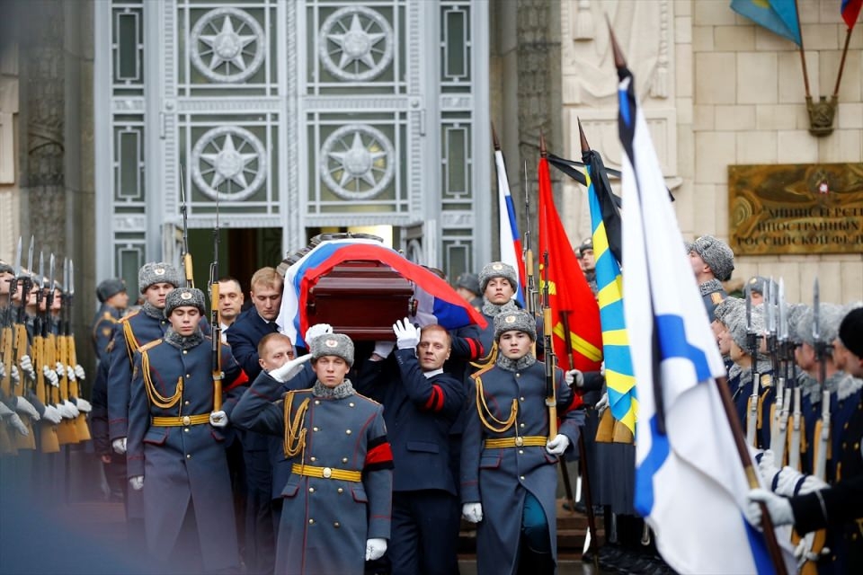 Rus Büyükelçi Karlov'un cenaze töreni 4