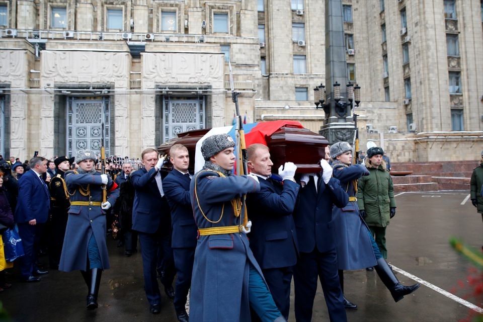 Rus Büyükelçi Karlov'un cenaze töreni 7