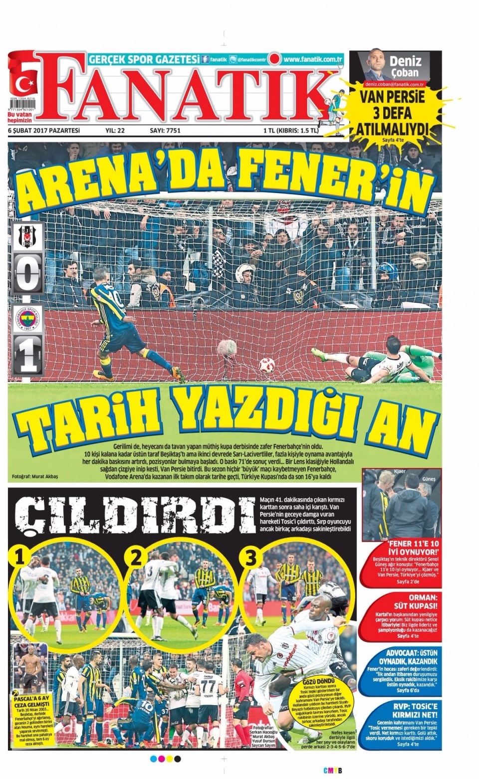 6 Şubat Pazartesi Gazete Manşetleri 19