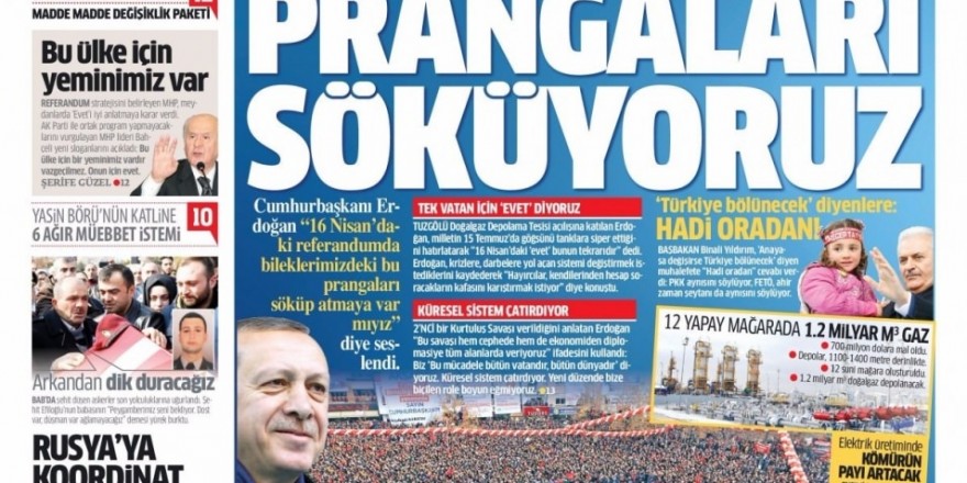 11 Şubat Cumartesi Gazete Manşetleri