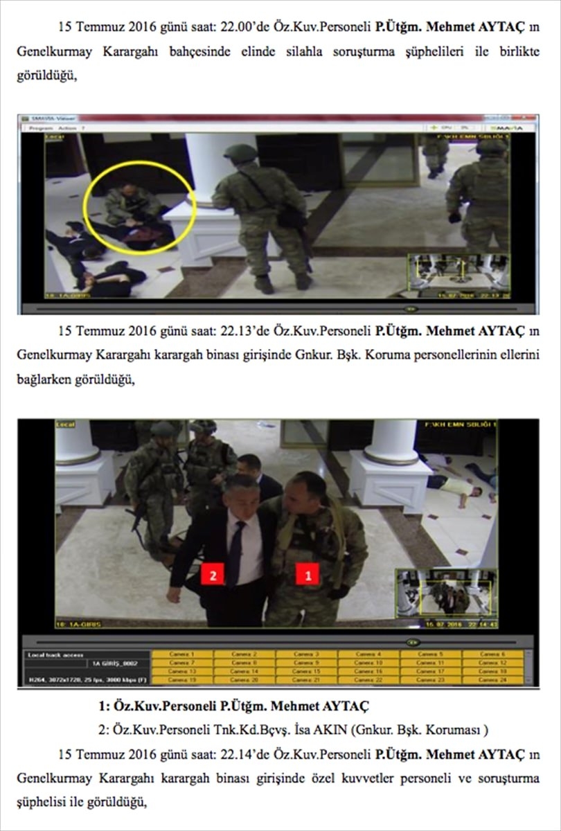 Darbe girişimi gecesinin ilk kez yayınlanan fotoğrafları 240