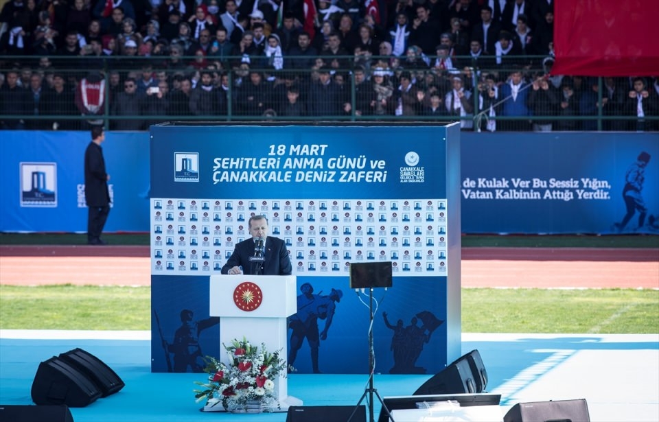 Cumhurbaşkanı Erdoğan, 18 Mart Stadyumu'nda 1