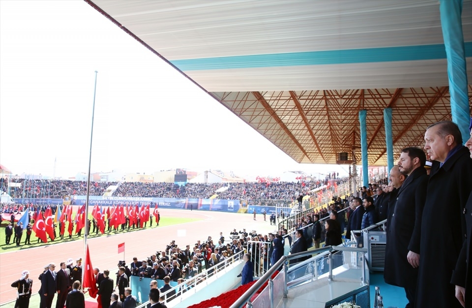 Cumhurbaşkanı Erdoğan, 18 Mart Stadyumu'nda 17