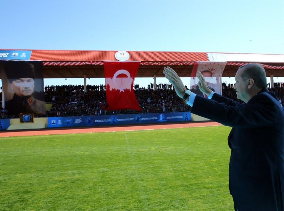 Cumhurbaşkanı Erdoğan, 18 Mart Stadyumu'nda 30