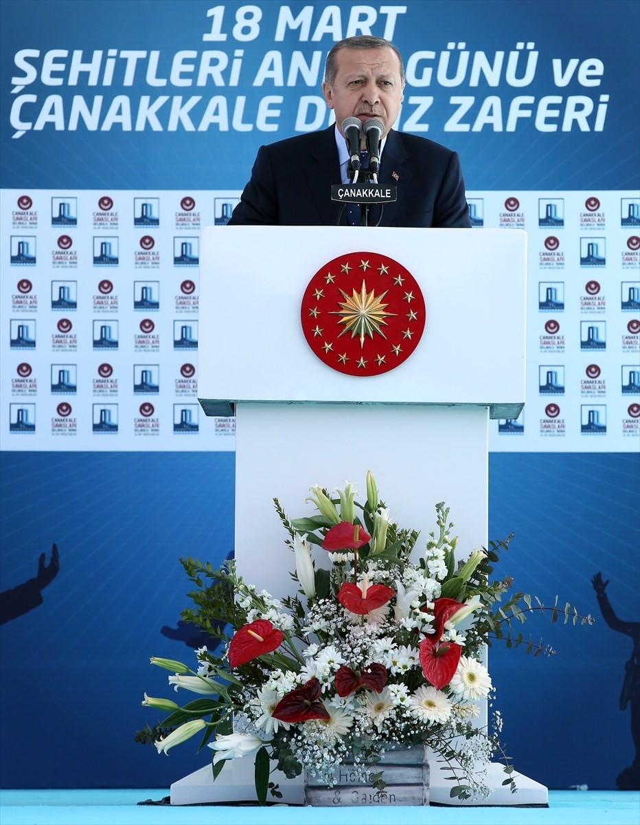 Cumhurbaşkanı Erdoğan, 18 Mart Stadyumu'nda 32