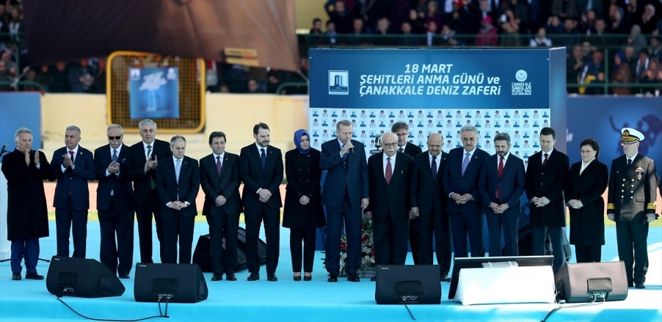 Cumhurbaşkanı Erdoğan, 18 Mart Stadyumu'nda 38