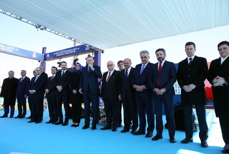 Cumhurbaşkanı Erdoğan, 18 Mart Stadyumu'nda 44