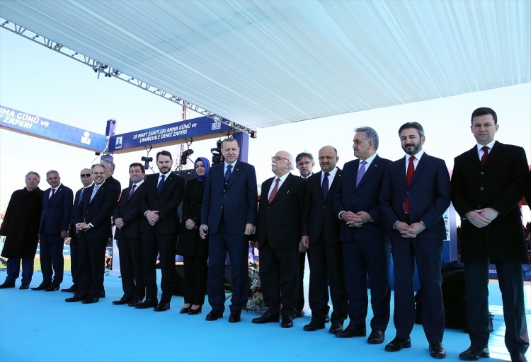 Cumhurbaşkanı Erdoğan, 18 Mart Stadyumu'nda 45