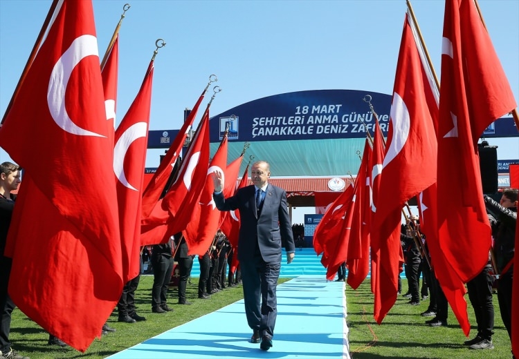 Cumhurbaşkanı Erdoğan, 18 Mart Stadyumu'nda 49