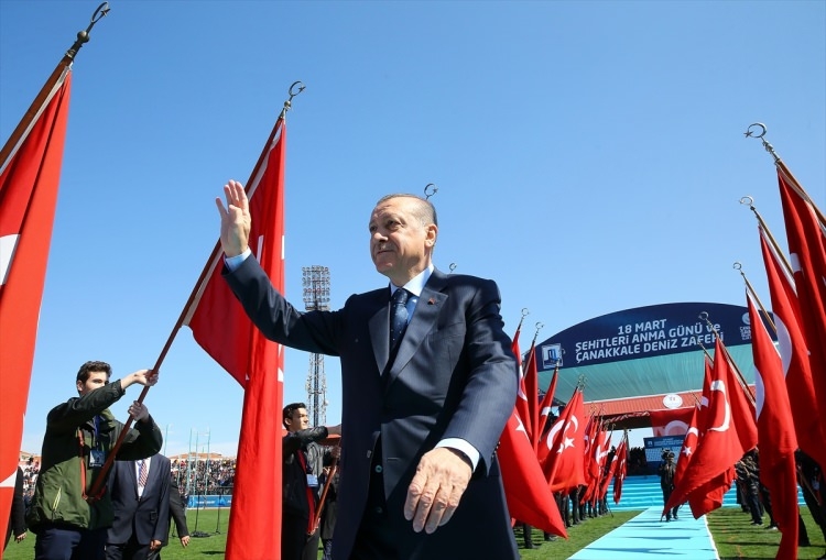Cumhurbaşkanı Erdoğan, 18 Mart Stadyumu'nda 50
