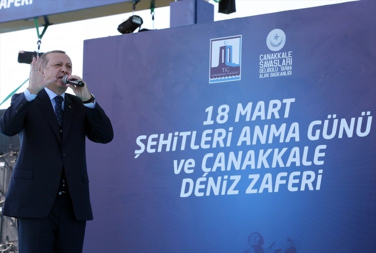 Cumhurbaşkanı Erdoğan, 18 Mart Stadyumu'nda 52