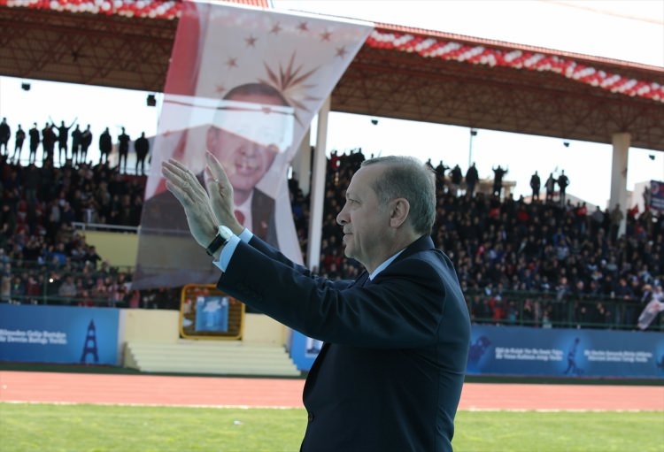 Cumhurbaşkanı Erdoğan, 18 Mart Stadyumu'nda 54