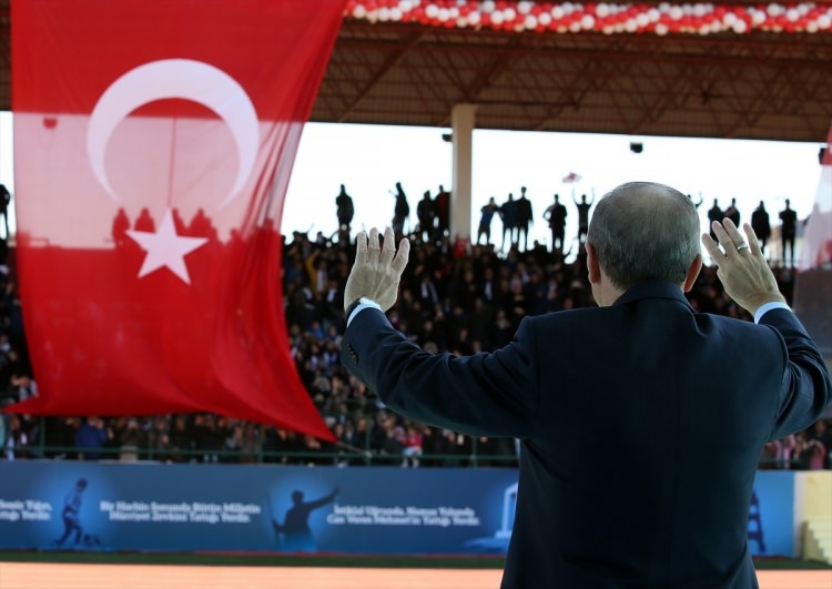 Cumhurbaşkanı Erdoğan, 18 Mart Stadyumu'nda 55