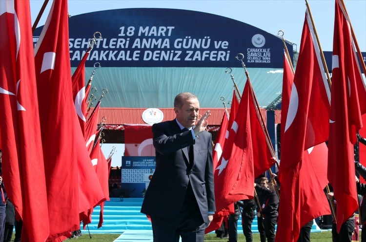 Cumhurbaşkanı Erdoğan, 18 Mart Stadyumu'nda 58