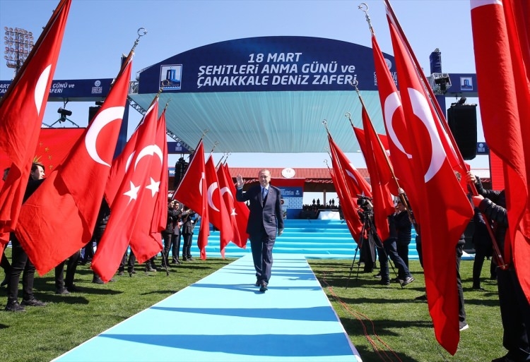Cumhurbaşkanı Erdoğan, 18 Mart Stadyumu'nda 60