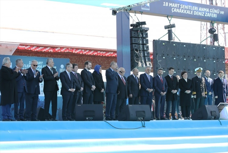 Cumhurbaşkanı Erdoğan, 18 Mart Stadyumu'nda 63