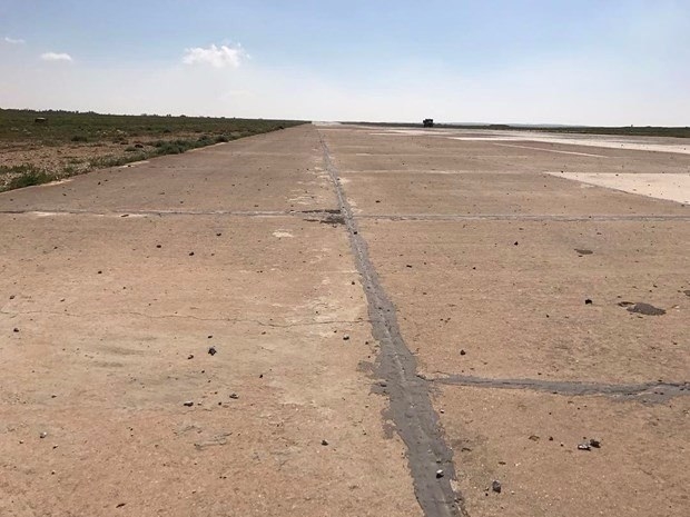 Vurulan Şayrat Hava Üssü'nden görüntüler 14