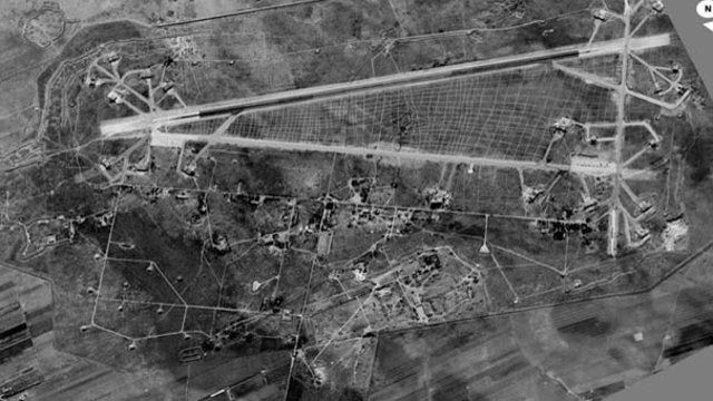 Vurulan Şayrat Hava Üssü'nden görüntüler 21