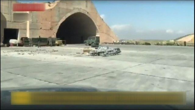 Vurulan Şayrat Hava Üssü'nden görüntüler 4