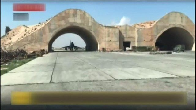 Vurulan Şayrat Hava Üssü'nden görüntüler 5