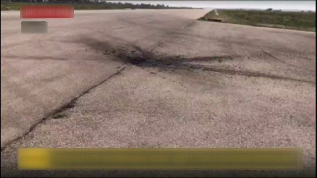 Vurulan Şayrat Hava Üssü'nden görüntüler 6