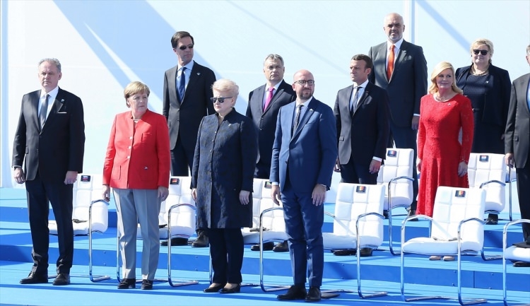 NATO karargahının açılışından çok özel kareler 85