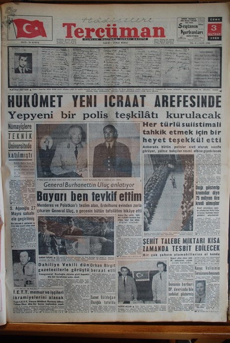 Demokrasiye ilk darbenin 57. yılı 57