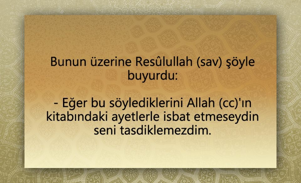 Peygamber Efendimiz (SAV)'in  Şeytan ile konuşması 100