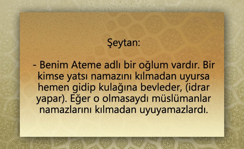 Peygamber Efendimiz (SAV)'in  Şeytan ile konuşması 101