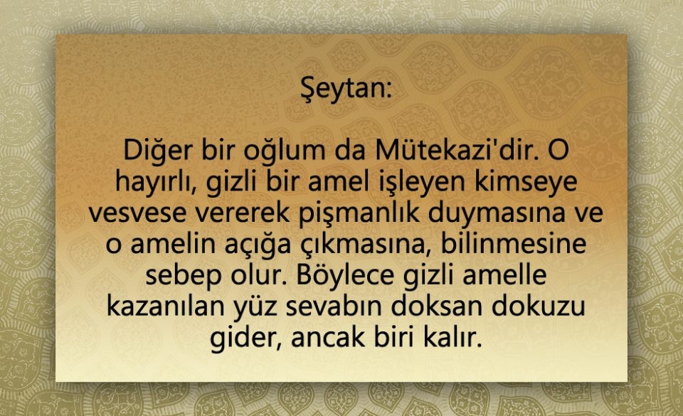 Peygamber Efendimiz (SAV)'in  Şeytan ile konuşması 102