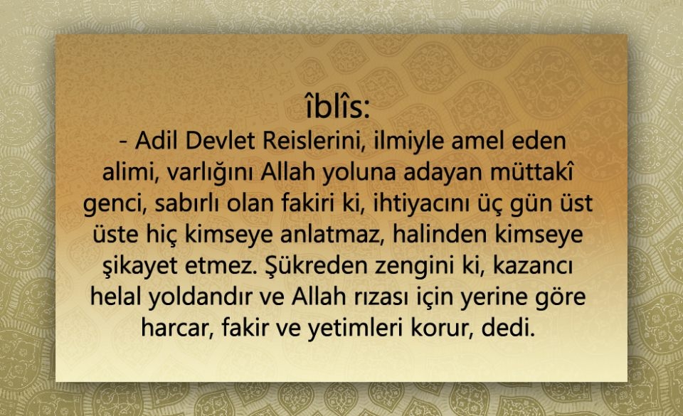 Peygamber Efendimiz (SAV)'in  Şeytan ile konuşması 16