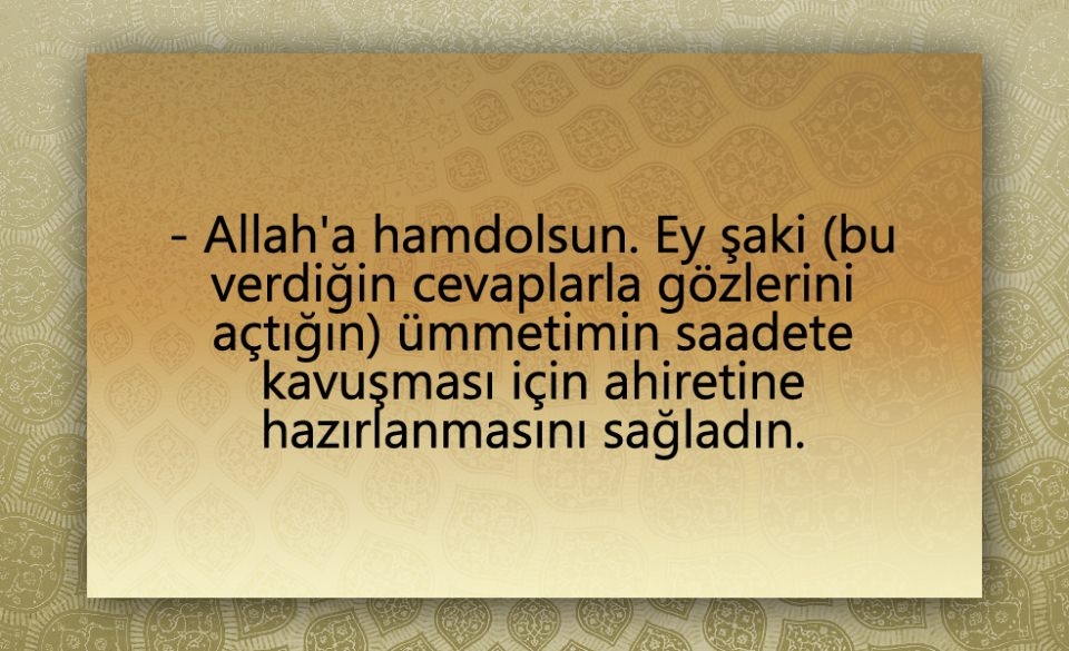 Peygamber Efendimiz (SAV)'in  Şeytan ile konuşması 41