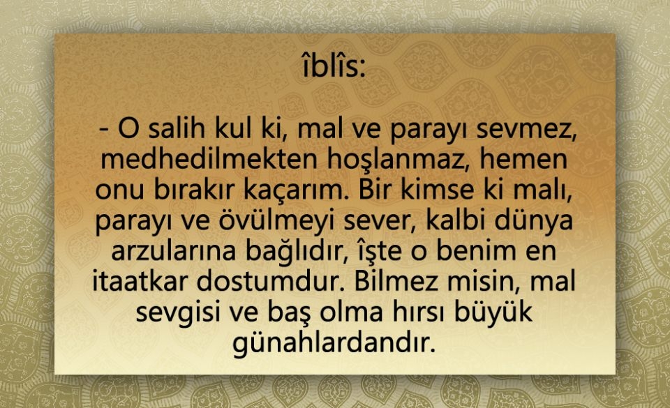 Peygamber Efendimiz (SAV)'in  Şeytan ile konuşması 44