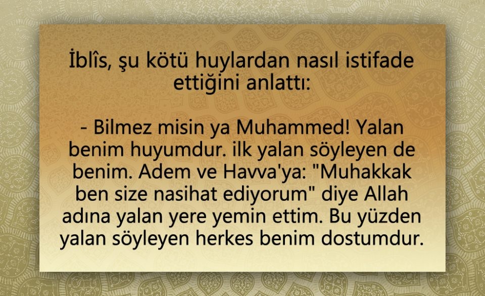 Peygamber Efendimiz (SAV)'in  Şeytan ile konuşması 50