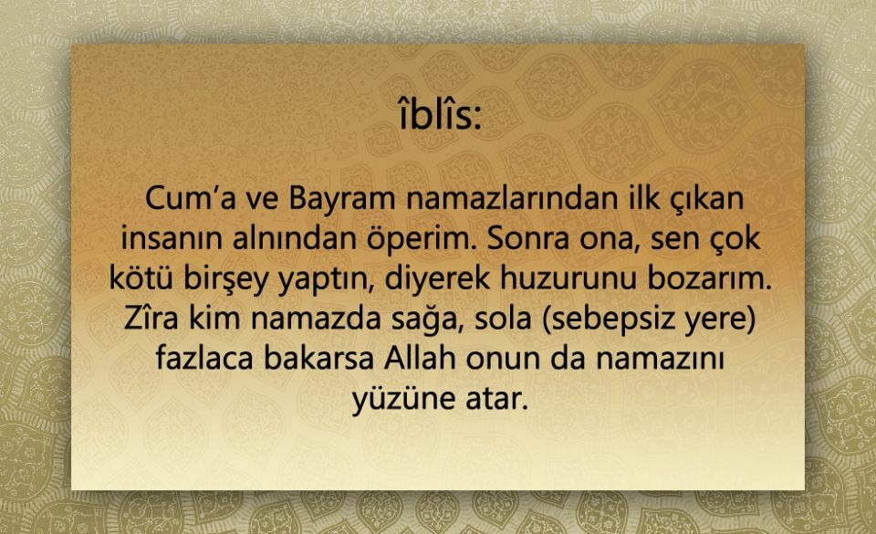 Peygamber Efendimiz (SAV)'in  Şeytan ile konuşması 56