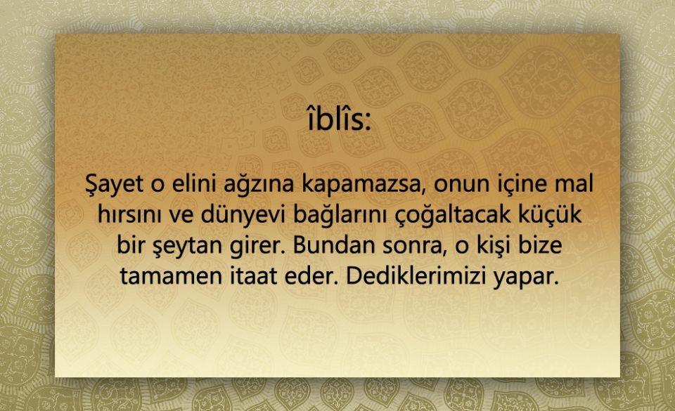 Peygamber Efendimiz (SAV)'in  Şeytan ile konuşması 60