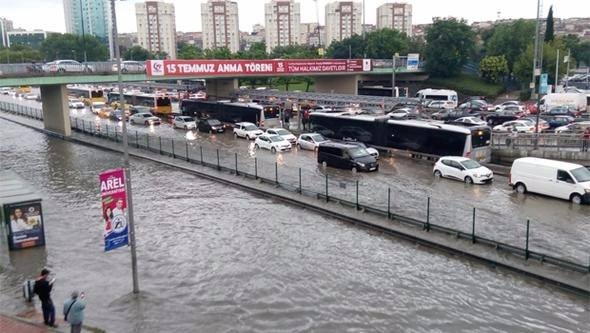 İstanbul’dan sel manzaraları 41