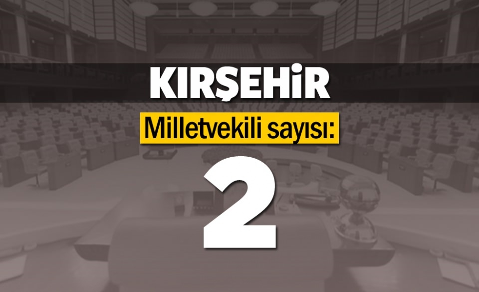 İşte il il milletvekili sayıları 41
