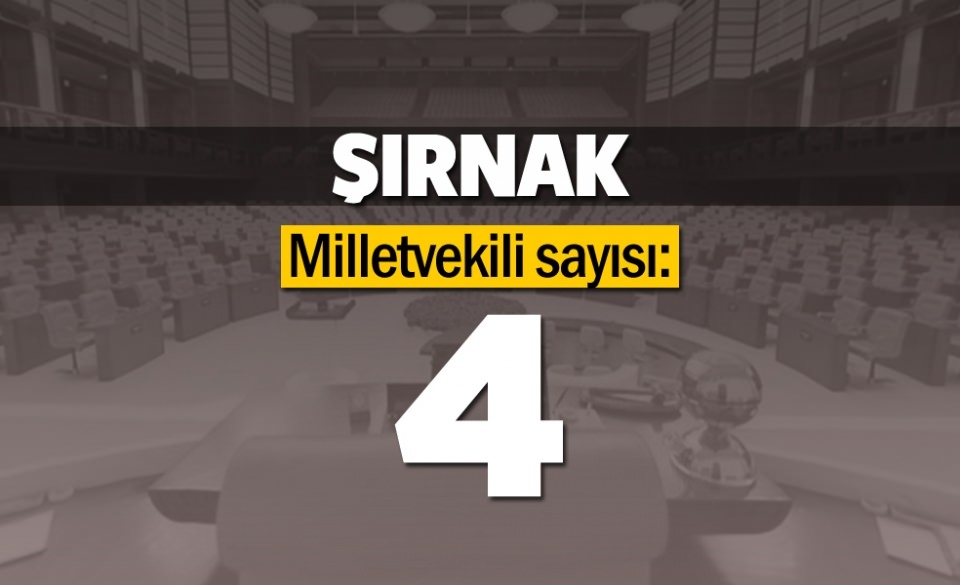 İşte il il milletvekili sayıları 74