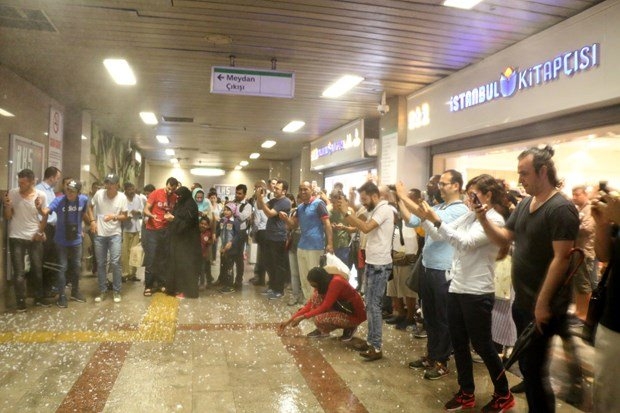 Sağanak İstanbul'u esir aldı 47