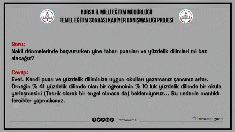 2017 TEOG Nakil Süreci 10 Soru, 10 Cevap 11