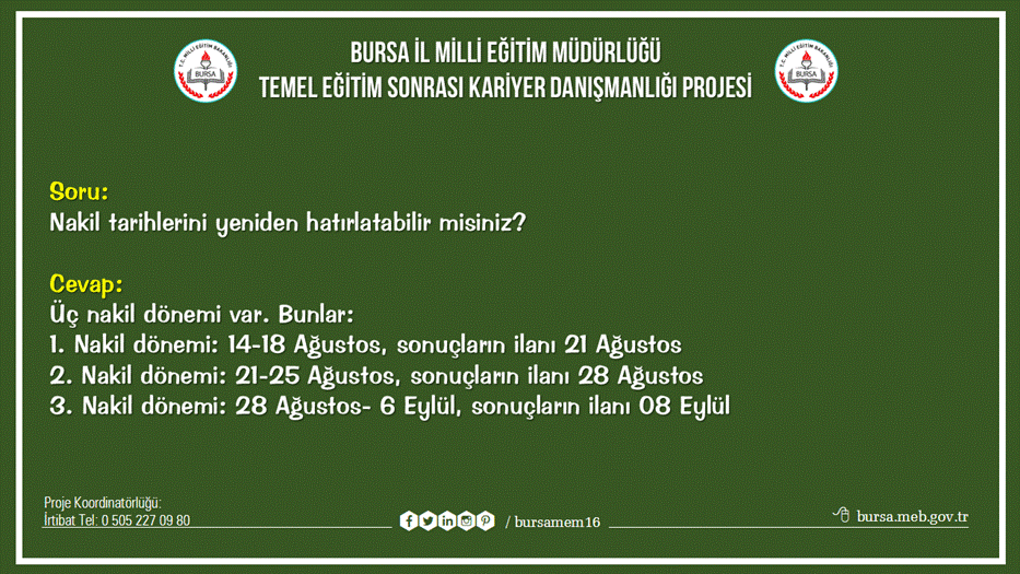 2017 TEOG Nakil Süreci 10 Soru, 10 Cevap 5