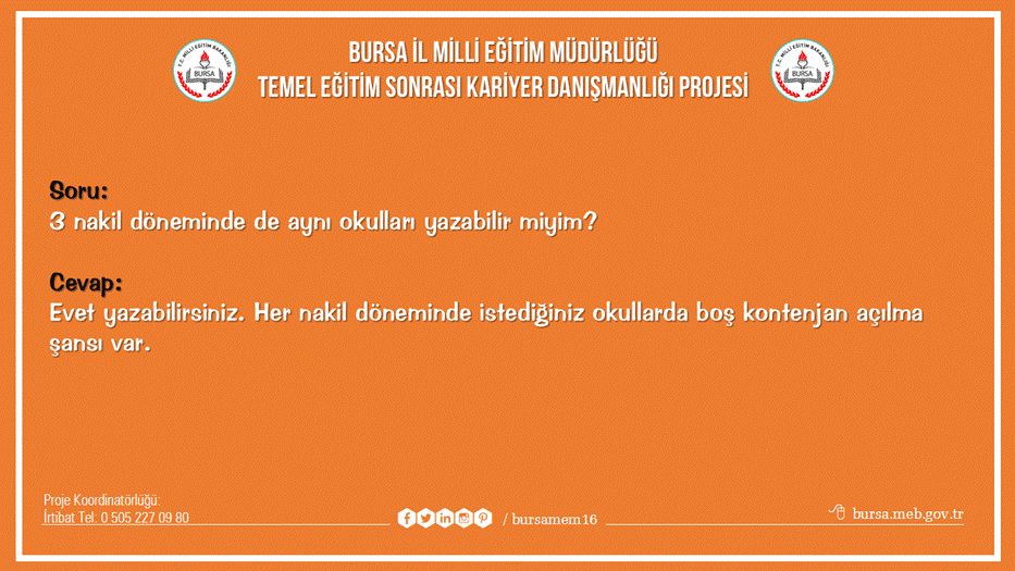 2017 TEOG Nakil Süreci 10 Soru, 10 Cevap 7