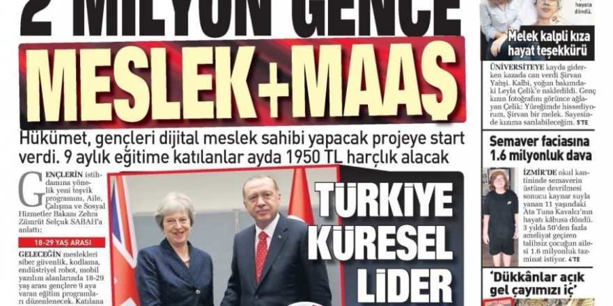 27 Eylül 2018 gazete manşetleri