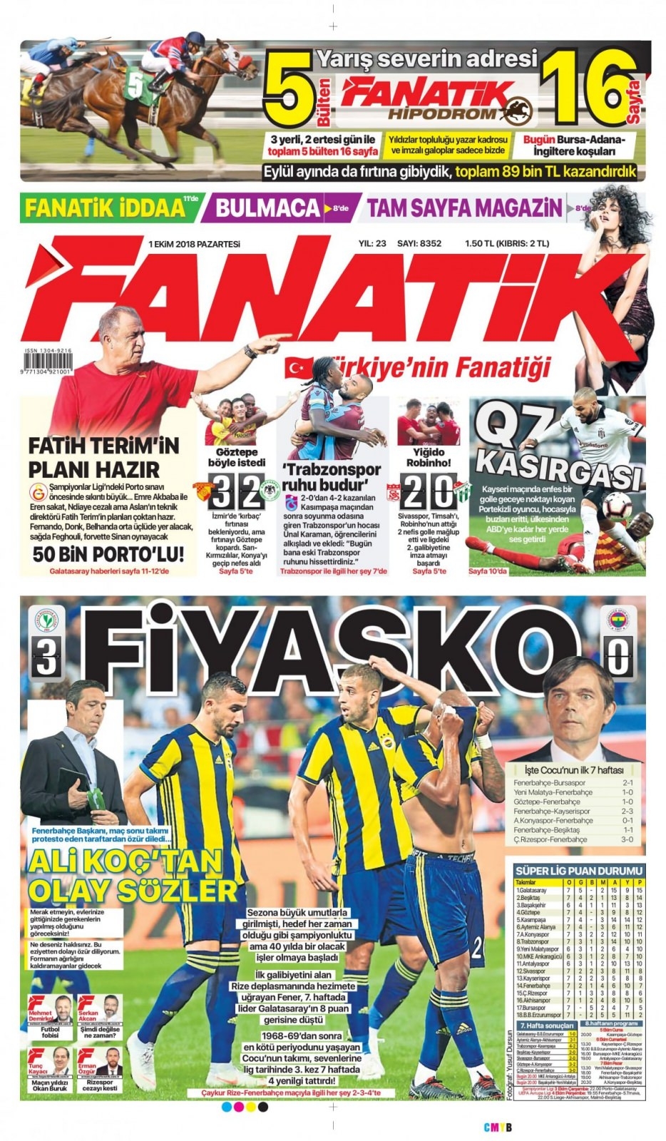 1 Ekim Pazartesi gazete manşetleri 15