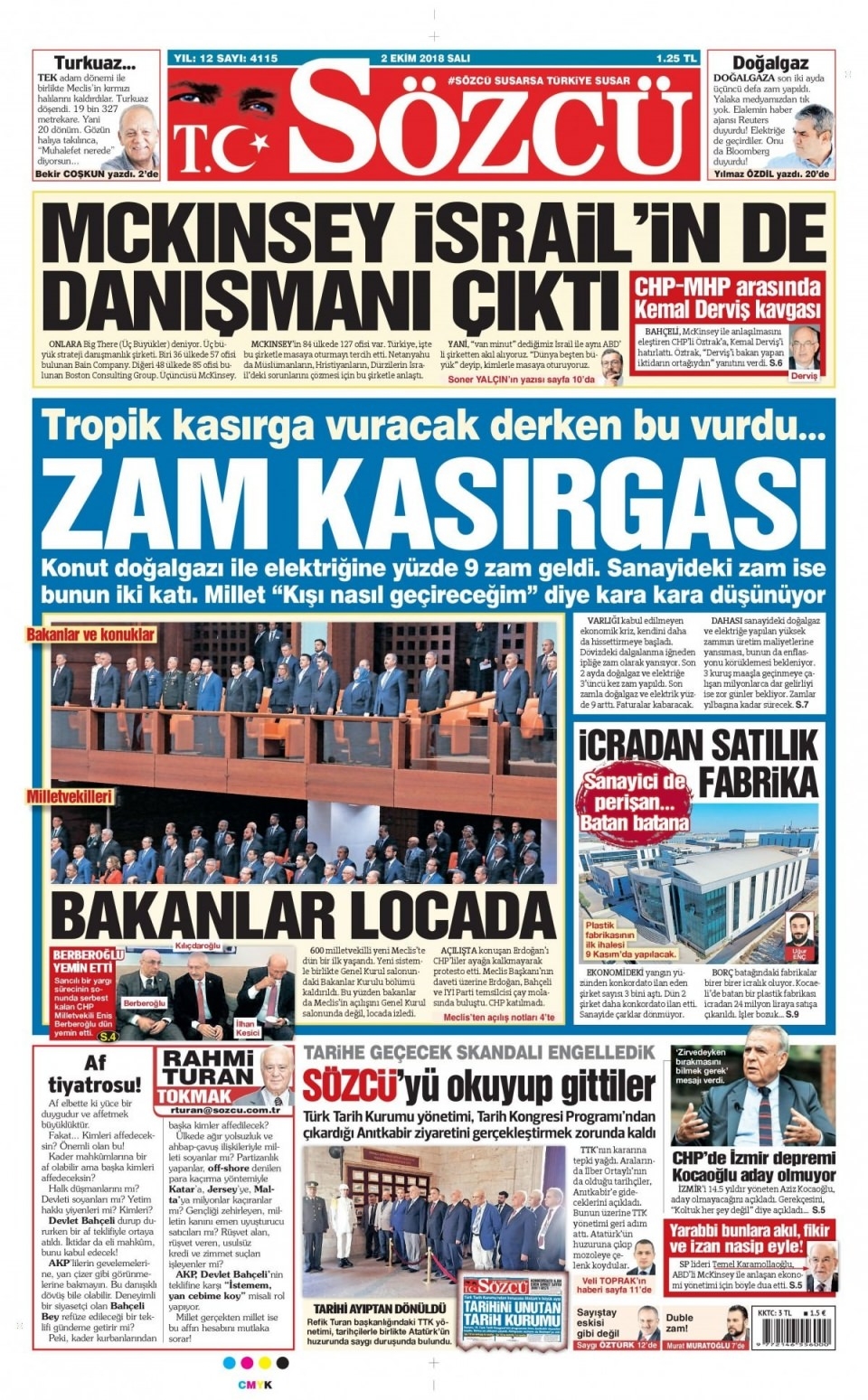 02 Ekim 2018 galeri manşetleri 11